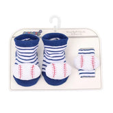 Booties & Wrist Band Blue Rugby